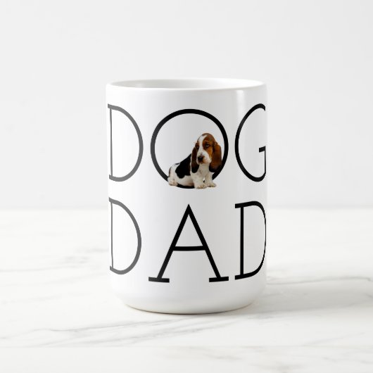 Hund Vater Basset Hound Kaffeetasse (Mittel)