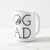 Hund Vater Basset Hound Kaffeetasse (VorderseiteRechts)