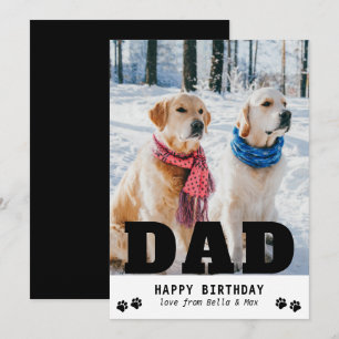 Hund Vater Happy Birthday Modernes Personalisierte