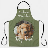 Hund Vater Haustier Foto Schürze (Vorderseite)