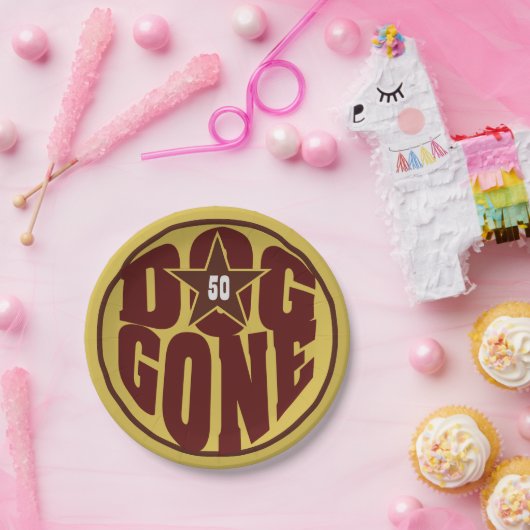 Hund verschwand alte Teller (Party)