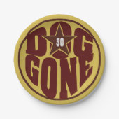 Hund verschwand alte Teller (Vorderseite)