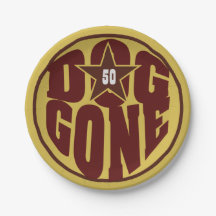 Hund verschwand alte Teller