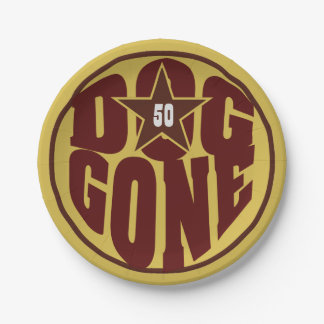 Hund verschwand alte Teller