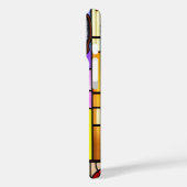 Hund verziert in farbenfrohen Collar Case-Mate iPhone Hülle (Rückseite / Links)