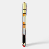 Hund verziert in farbenfrohen Collar Case-Mate iPhone Hülle (Rückseite / Rechts)