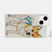 Hund, viele Farben Case-Mate iPhone Hülle (Rückseite (Horizontal))