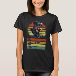 Hund Vintag Bester Rottweiler Vater je Vater Tag P T-Shirt