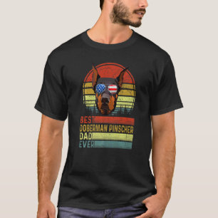 Hund Vintage Bester Dobermann Pinscher Vater Aller T-Shirt