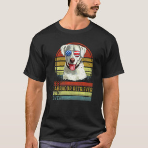 Hund Vintage Bester Labrador Retriever Vater Aller T-Shirt