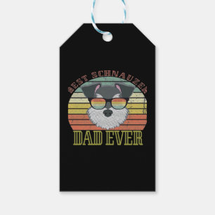 Hund Vintage Bester Schnauzer Dad jemals Tshirt Va Geschenkanhänger