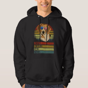 Hund Vintager bester Beagle Vater je Vater Tag Wel Hoodie