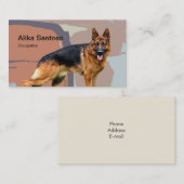 Hund Visitenkarte (Vorne/Hinten)