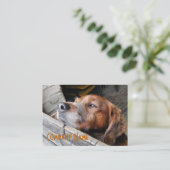 HUND VISITENKARTE (Stehend Vorderseite)