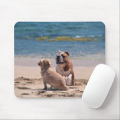 Hund von Sandy Beach Mousepad (Mit Mouse)