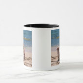 Hund von Sandy-Strand Tasse (Zentrum)