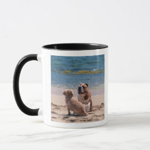 Hund von Sandy-Strand Tasse