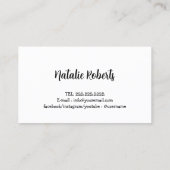 Hund Walker Niedlich Happy Hund Sitzer Visitenkarte (Rückseite)