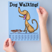 Hund Walking Flyer (Hand)