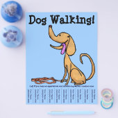 Hund Walking Flyer (Einzeln)