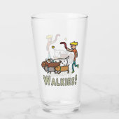 Hund Walking Glas (Rückseite)
