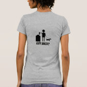 Hund Walking Shirt (Rückseite)