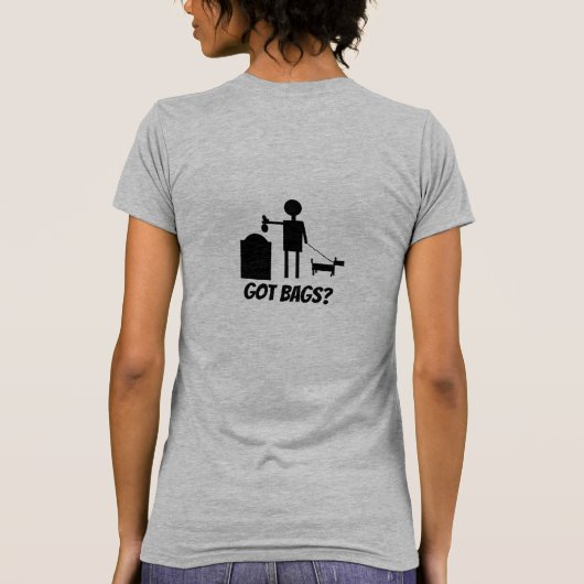 Hund Walking Shirt (Rückseite)