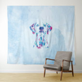 Hund Wandteppich (Beispiel (Horizontal))