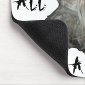 Hund "WAS IST DAS ALLES A-SNOUT?" Mousepad (Ecke)