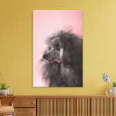 Hund wegschauend leinwanddruck (Insitu (Wohnzimmer))