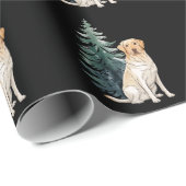 Hund Weihnachtsbaum Party Hund Lover Xmas Geschenkpapier (Rolleneckpunkt)