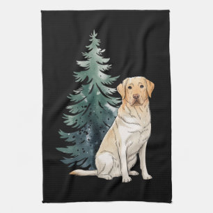 Hund Weihnachtsbaum Party Hund Lover Xmas Geschirrtuch