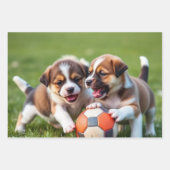 Hund/Welpe Geschenkpapier Set (Vorderseite 2)