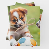 Hund/Welpe Geschenkpapier Set (Beispiel)