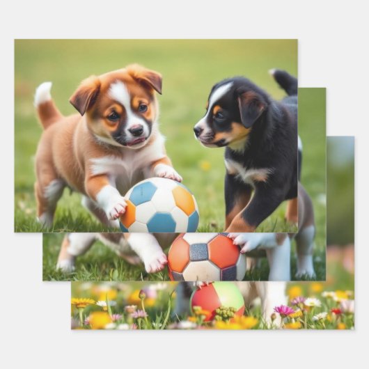 Hund/Welpe Geschenkpapier Set (Set)