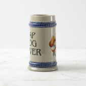 Hund, Welpe Liebe Bierglas (Mittel)