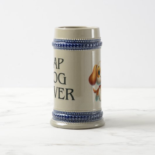 Hund, Welpe Liebe Bierglas (Mittel)