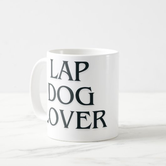 Hund, Welpe Liebe Kaffeetasse (Vorderseite Links)