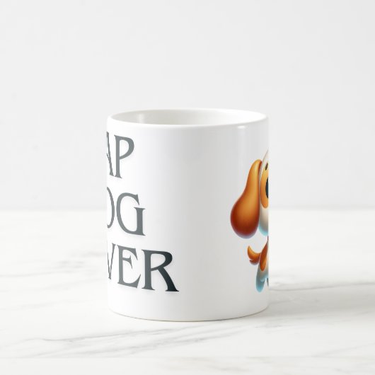 Hund, Welpe Liebe Kaffeetasse (Mittel)