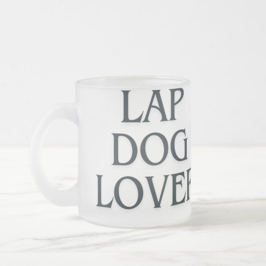 Hund, Welpe Liebe Mattglastasse (Links)