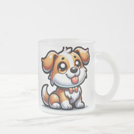 Hund, Welpe Liebe Mattglastasse