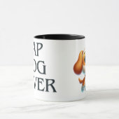 Hund, Welpe Liebe Tasse (Zentrum)