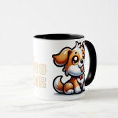 Hund, Welpe Liebe Tasse (VorderseiteRechts)