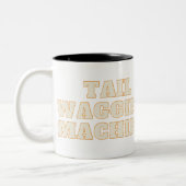 Hund, Welpe Liebe Zweifarbige Tasse (Links)