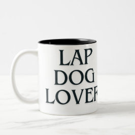 Hund, Welpe Liebe Zweifarbige Tasse