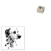 Hund Welpe Niedlicher Baby Dalmatiner Gummistempel (Stempel)