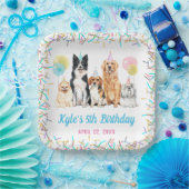 Hund Welpe Paw-ty Geburtstag Pappteller (Party)