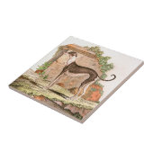 Hund - Windhund Fliese (Seite)