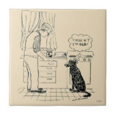 Hund wird älter fliese (Vorderseite)