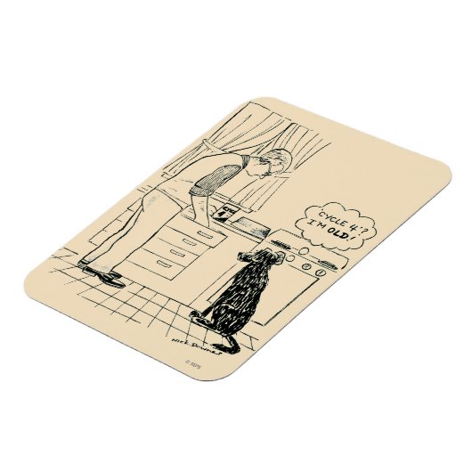 Hund wird älter magnet (Linke Seite)